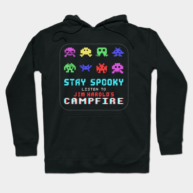 80s Video Game Stay Spooky Hoodie by Jim Harold's Classic Merch Store